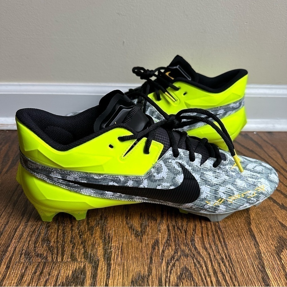 Nike Men's Vapor Edge Elite 360 2 Football Cleats FB3347-703 Green/Gray - Picture 4 of 7